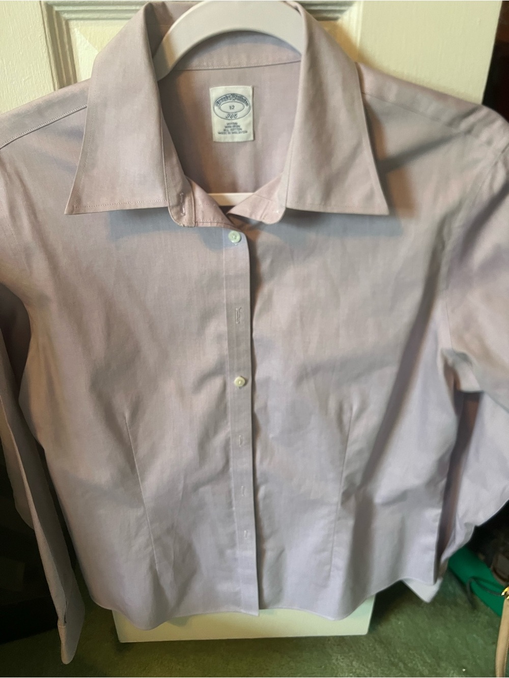 Brooks Brothers Lavender Button-Front Dress Shirt